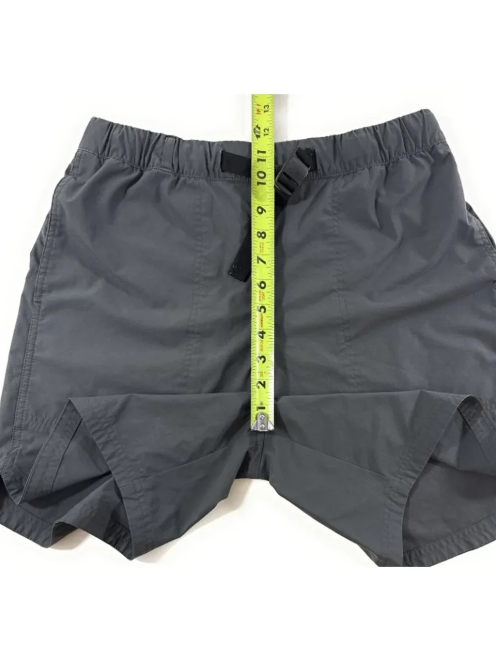 Topo Designs Mens Belted Shorts Size Medium Active Hiking River Outdoors Gray